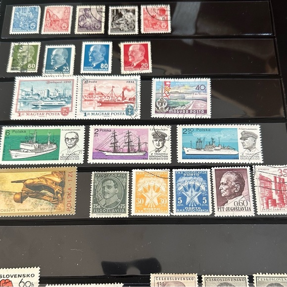 Cold War & WWII Era Europe Stamp Collection – Hungary, Poland, Yugoslavia, Czech - Picture 15 of 15